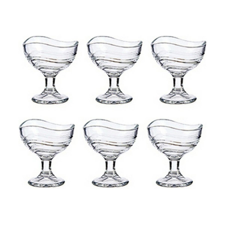 Is og Milshake Glas Vivalto IC-134010-4/BH Gennemsigtig Glas 135 ml (6 enheder) #4