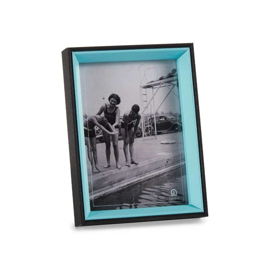 Fotoramme Krystal Sort Bl Tr MDF (6 enheder) (3 x 20 x 15 cm) #5