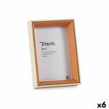 Fotoramme Krystal Brun Hvid Tr MDF (12 x 17 x 3 cm) (6 enheder) #1
