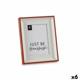 Fotoramme Krystal Rd Hvid Plastik (2,5 x 24 x 19 cm) (6 enheder) #1