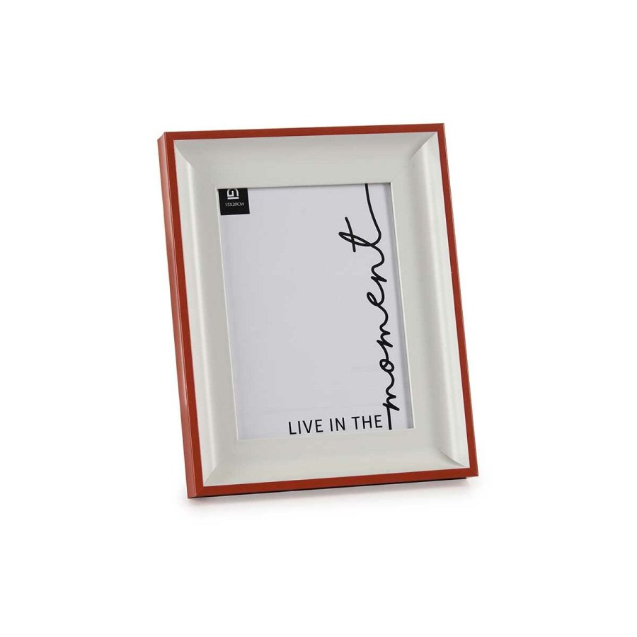 Fotoramme Krystal Rd Hvid Plastik (2,5 x 26,2 x 21 cm) (6 enheder) #5