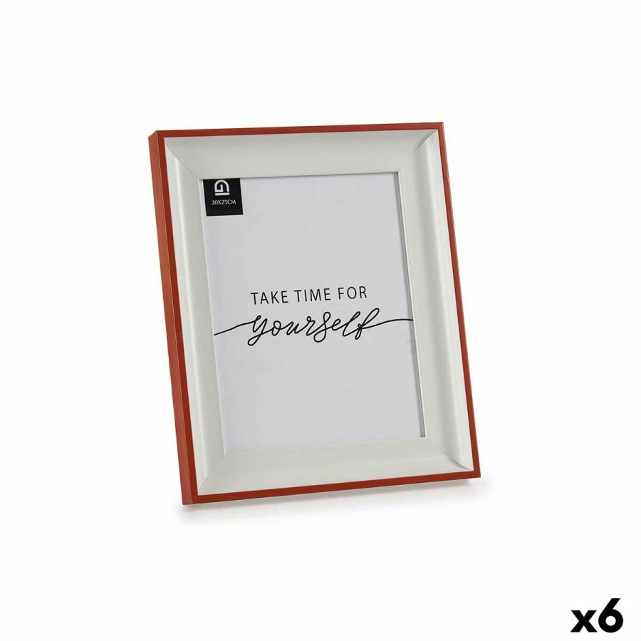 Fotoramme Krystal Rd Hvid Plastik (2,5 x 31,2 x 26 cm) (6 enheder) #1