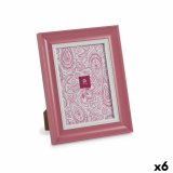 Fotoramme Krystal Pink Plastik (6 enheder) (2 x 24 x 19 cm) #1