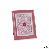 Fotoramme Krystal Pink Plastik (6 enheder) (2 x 26 x 21 cm) #1