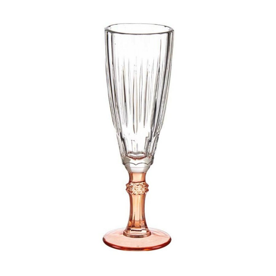 Champagneglas Vivalto Exotic Laksefarvet Krystal 170 ml (6 enheder) #1