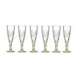 Champagneglas Vivalto Exotic Grn Krystal 170 ml (6 enheder) #4