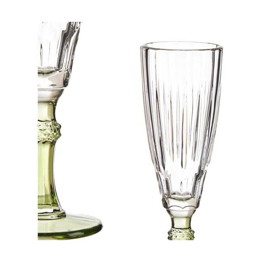 Champagneglas Vivalto Exotic Grn Krystal 170 ml (6 enheder) #7