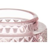 Lyseholder Gift Decor 64296 64296 Pink Glas 9 x 8,8 x 9 cm (12 enheder) #2