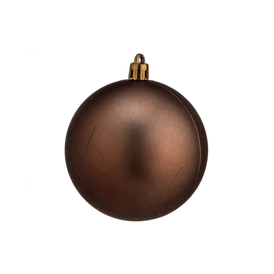 St med julekugler Krist+ 00782 Brun Plastik  8 cm (24 enheder) #5