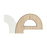 Fotoramme Home Hvid Brun Tr MDF 40 x 13,5 x 1,7 cm (6 enheder) #9
