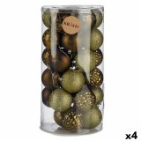 St med julekugler Grn PVC 8 x 8,5 x 8 cm (4 enheder) #1