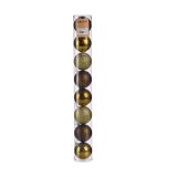 St med julekugler Grn Plastik  7 cm (24 enheder) #5