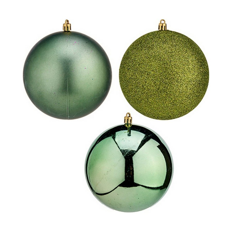 St med julekugler Krist+ 00743 Grn (4 enheder) #9