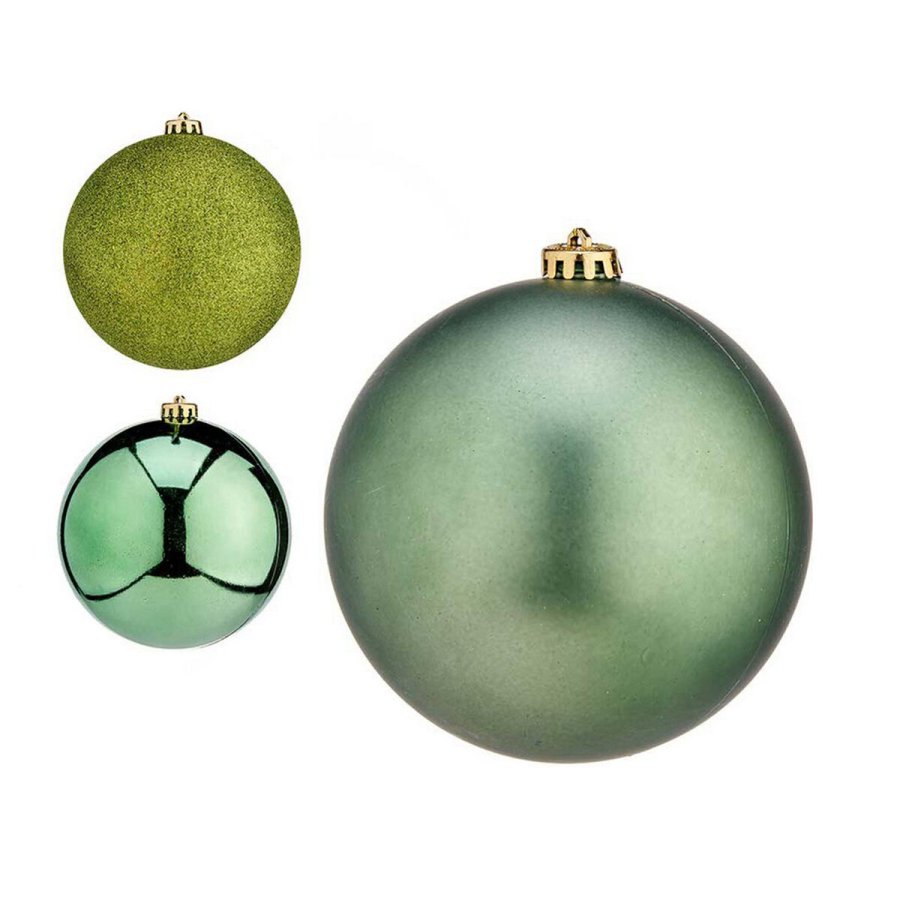 St med julekugler Krist+ 00803 Grn Plastik 6 Dele (4 enheder) #9