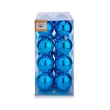 St med julekugler Krist+ K1912475-1 Bl Plastik (12 enheder) #5