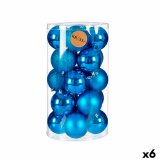 St med julekugler Krist+ K1912481-2 Bl Plastik (6 enheder) #1