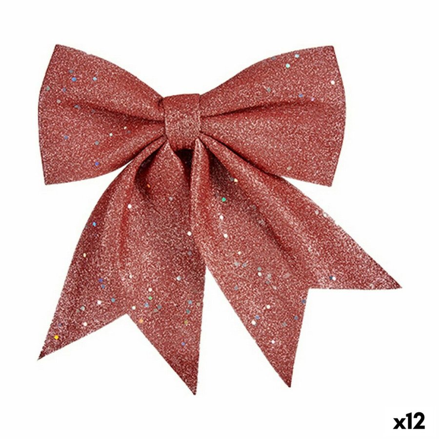 Julepynt Krist+ K19121444-7 Pink polystyren Plastik Lasso 20,5 x 3 x 25,5 cm (12 enheder) #1