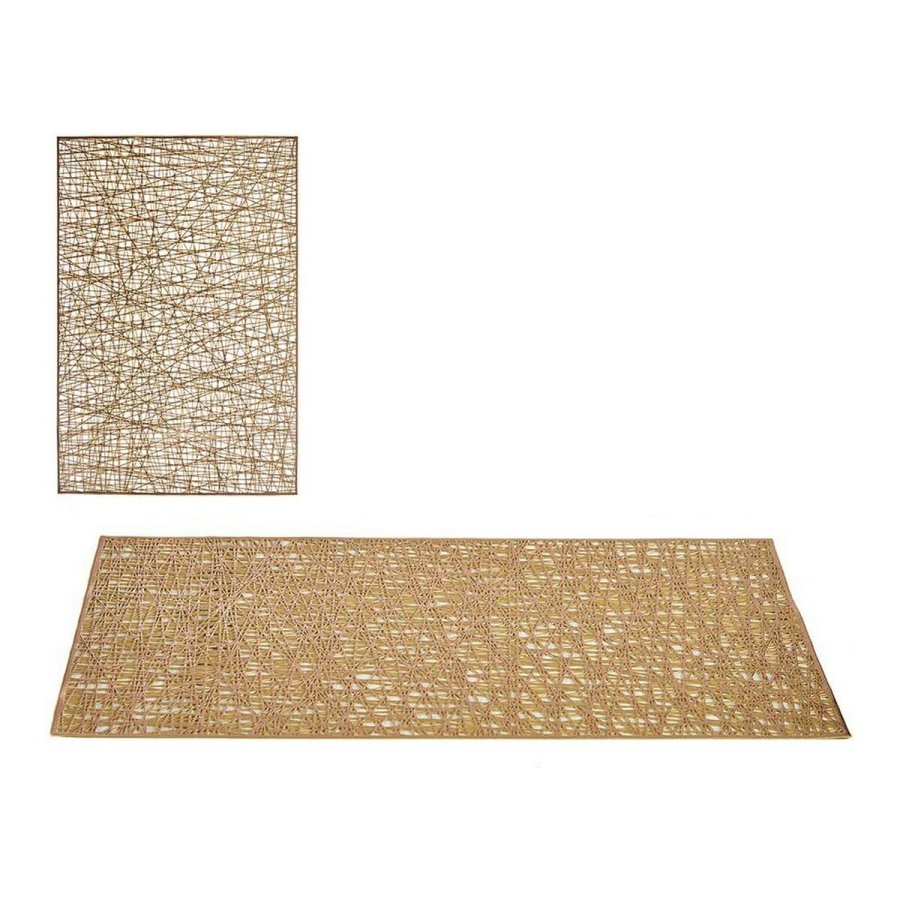 Dkkeserviet Kinvara AR2103276 Gylden Plastik 45 x 0,01 x 30 cm (12 enheder) #7