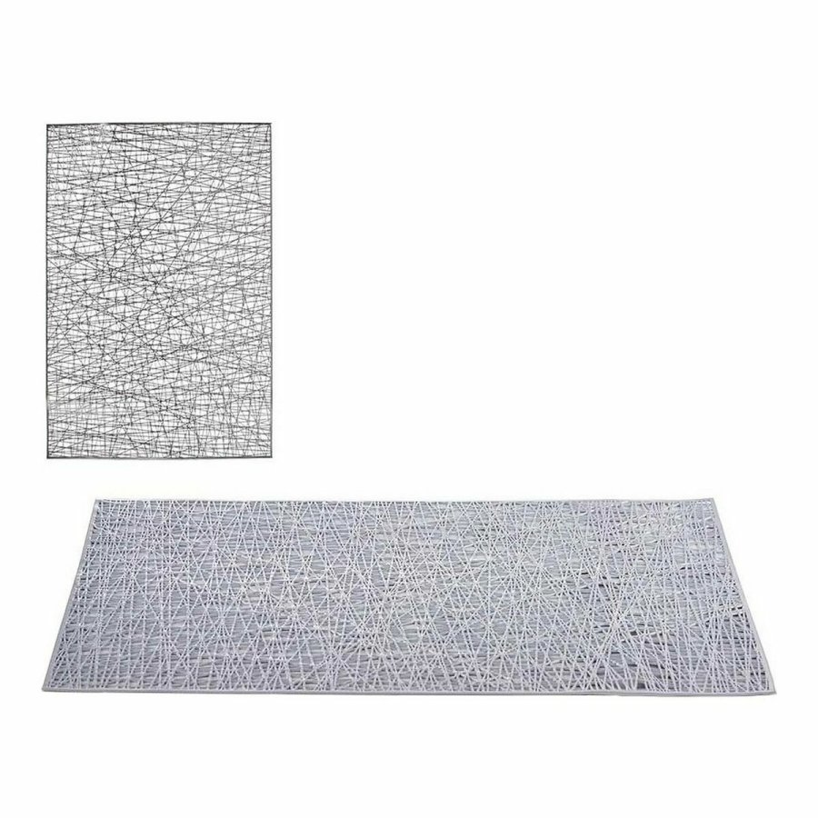 Dkkeserviet Kinvara AR2103275 Slvfarvet Plastik 45 x 0,01 x 30 cm (12 enheder) #4