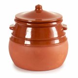 Gryde med lg Bagt ler 3,5 L 23 x 22 x 23 cm (4 enheder) #4