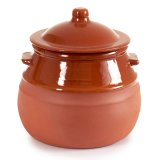 Gryde med lg Bagt ler 2 L 19 x 20,5 x 18 cm (4 enheder) #4