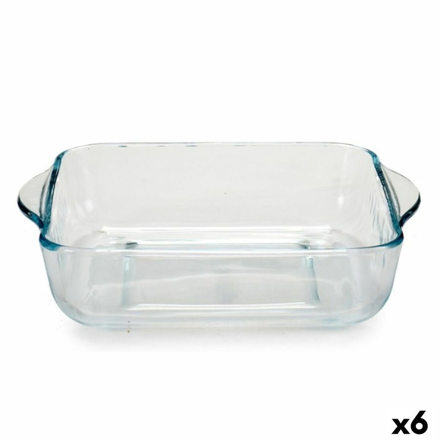 Bageplade Pasabahce Borcam 1,9 L 22 x 6 x 25,5 cm Med hndtag (6 enheder) #1