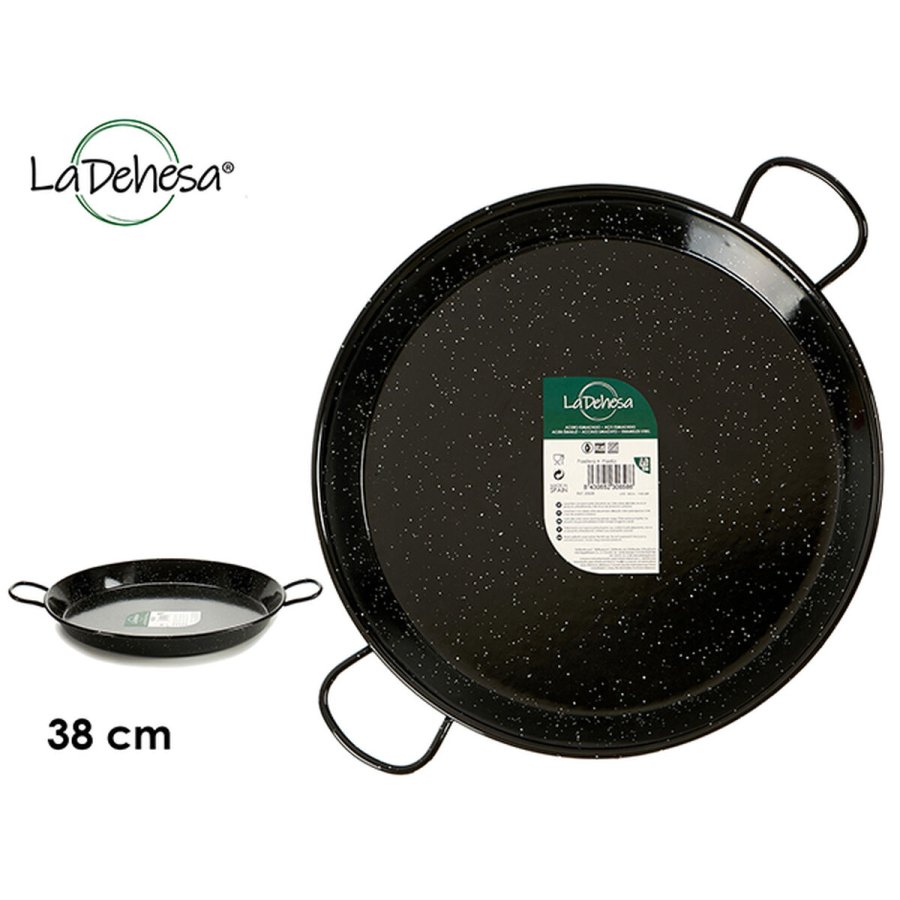 Gryde  38 cm Glaseret stl (6 enheder) #13