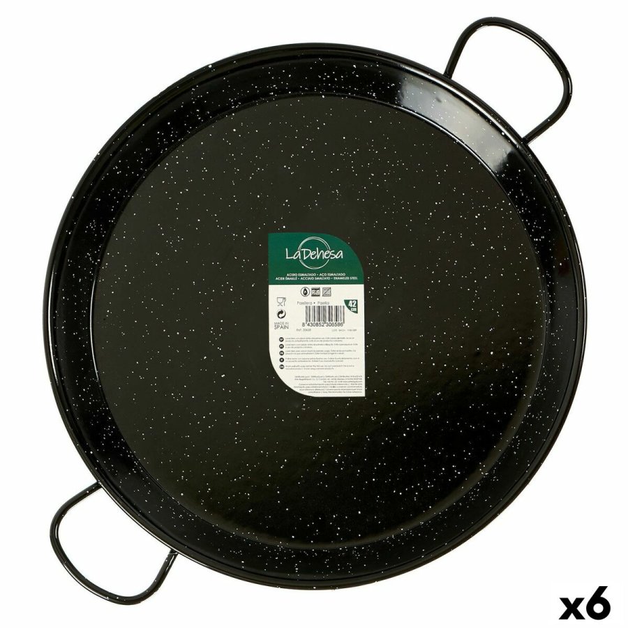 Gryde  42 cm Glaseret stl (6 enheder) #1