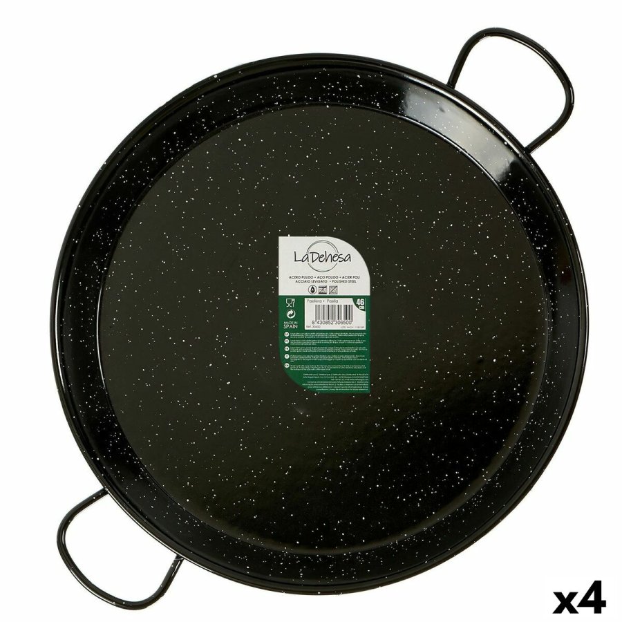Gryde Sort Glaseret stl  46 cm (4 enheder) #1