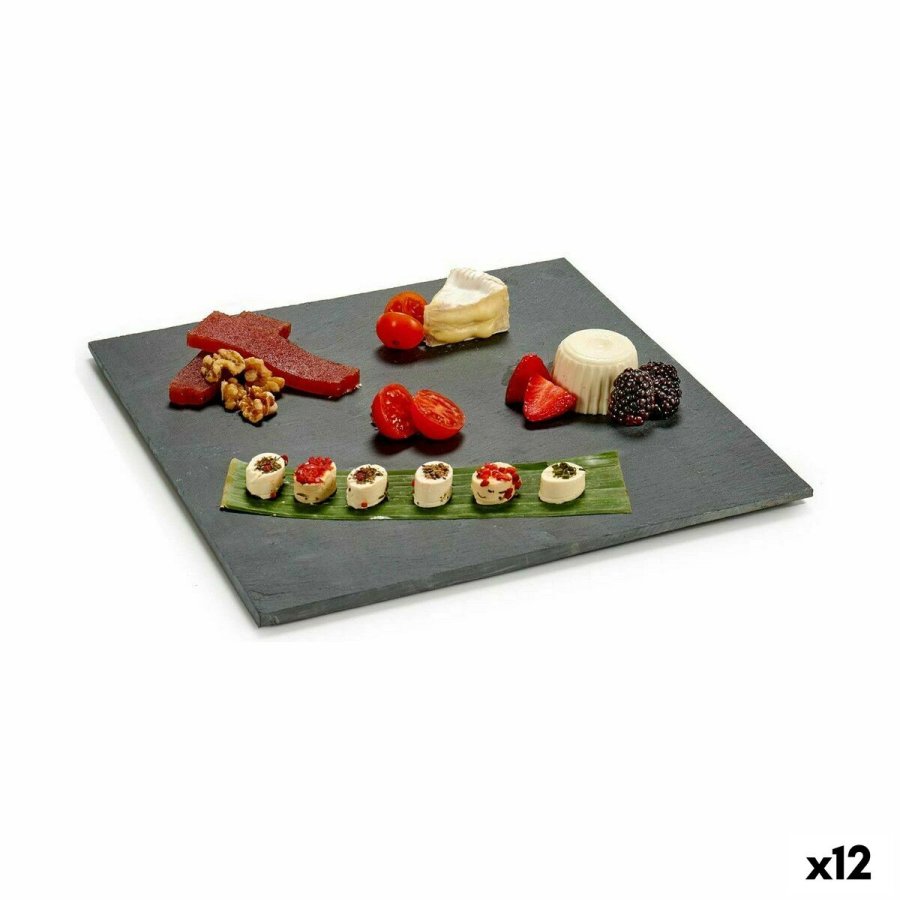 Snack bakke Kinvara 551563 Sort 30 x 0,5 x 30 cm (12 enheder) #1