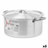 Gryde Med Lg Kinvara 100009 Slvfarvet 8 L (6 enheder) #1