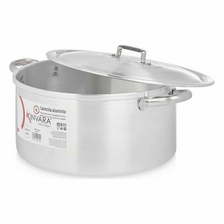 Gryde Med Lg Kinvara 100011 Slvfarvet 12,5 L (3 enheder) #7