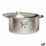 Gryde Med Lg Kinvara 100015 Slvfarvet 53 x 24 x 43 cm (3 enheder) #1