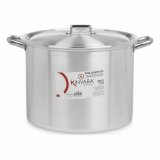 Gryde med lg  34 cm Slvfarvet Aluminium (2 enheder) #4