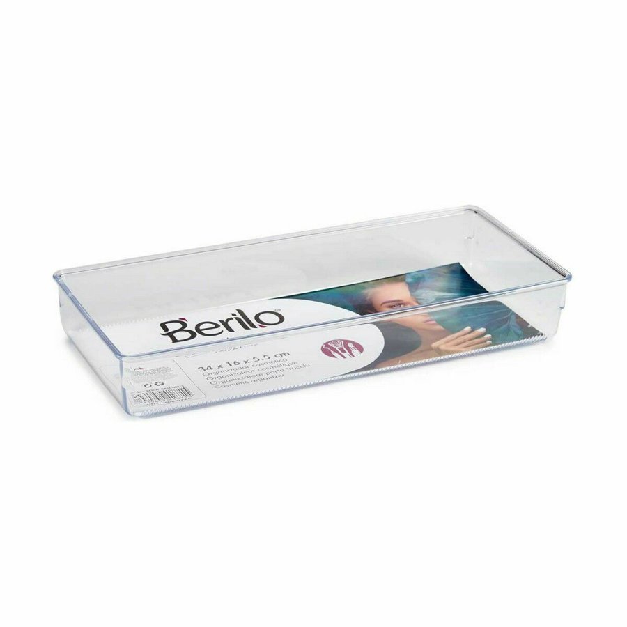 Multifunktionel organizer Berilo CH99113 Gennemsigtig Plastik 15,5 x 5,5 x 34,5 cm MULTIFUNKTIONEL (36 Enheder) #3