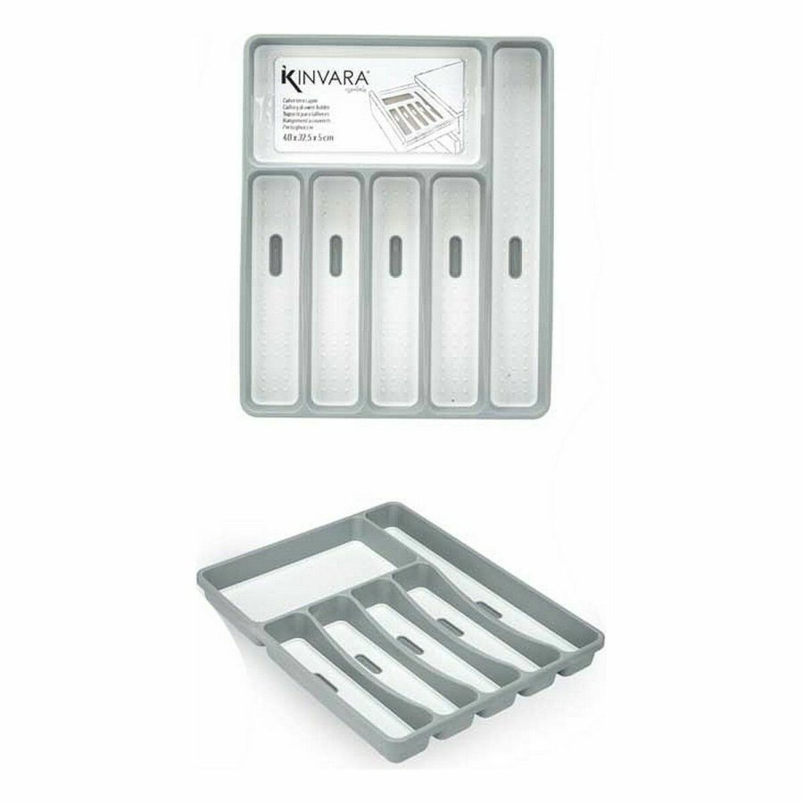 Bestikholder polypropylen 32,5 x 4,5 x 40,5 cm (12 enheder) #10