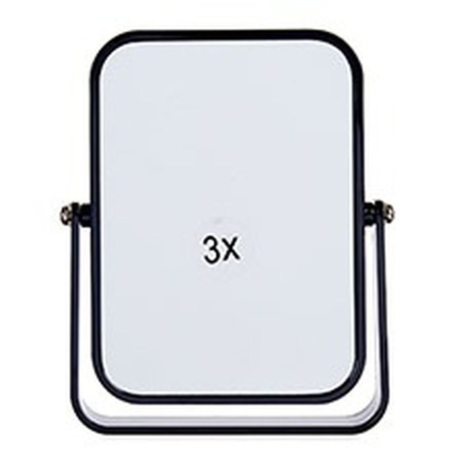 Makeup-Spejl Sort Krystal Plastik 2,5 x 19,5 x 16 cm (6 enheder) #9