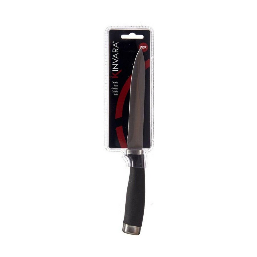 Kkkenkniv Kinvara KT11-5603-05 Sort Slvfarvet Rustfrit stl Plastik 3 x 23,5 x 2 cm (12 enheder) #7