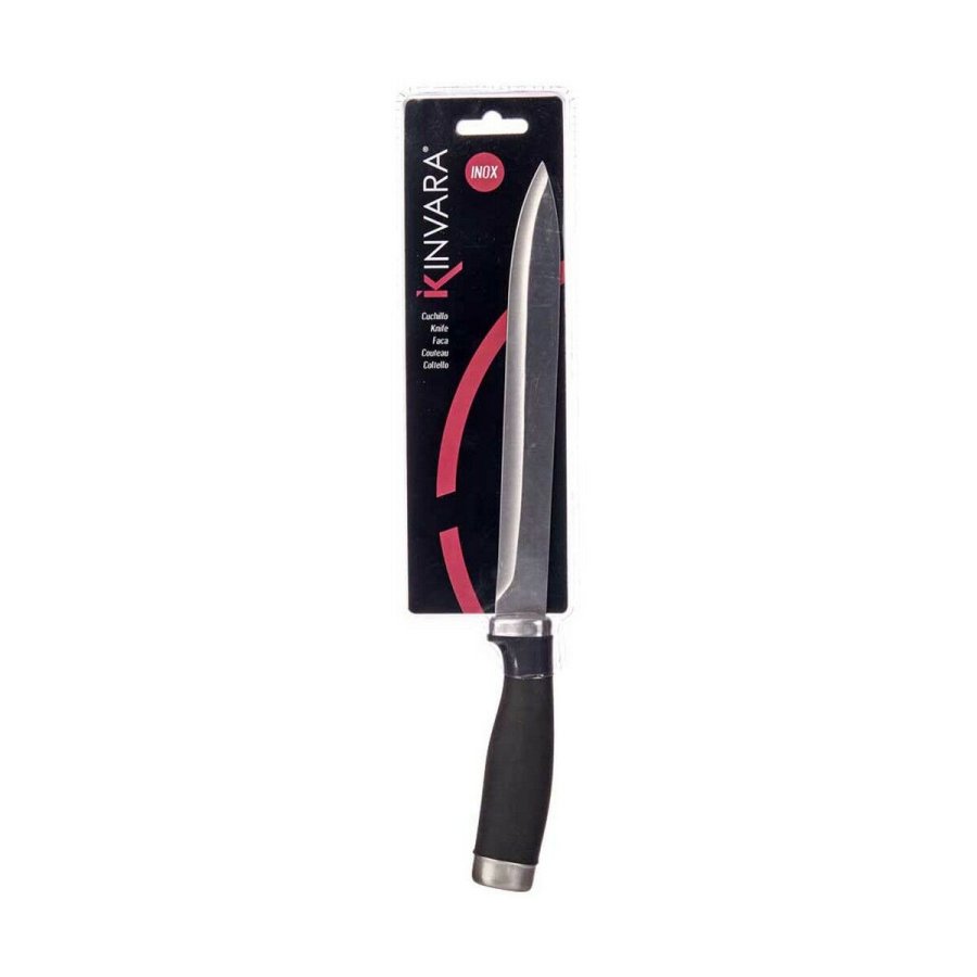 Kkkenkniv Kinvara KT11-5603-03 Sort Slvfarvet Rustfrit stl Plastik 3,5 x 33 x 2 cm (12 enheder) #7