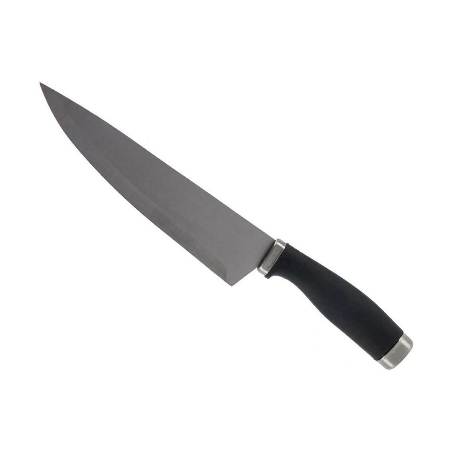 Kkkenkniv Kinvara KT11-5603-01 Sort Slvfarvet Rustfrit stl Plastik 5 x 2 x 33 cm (12 enheder) #4