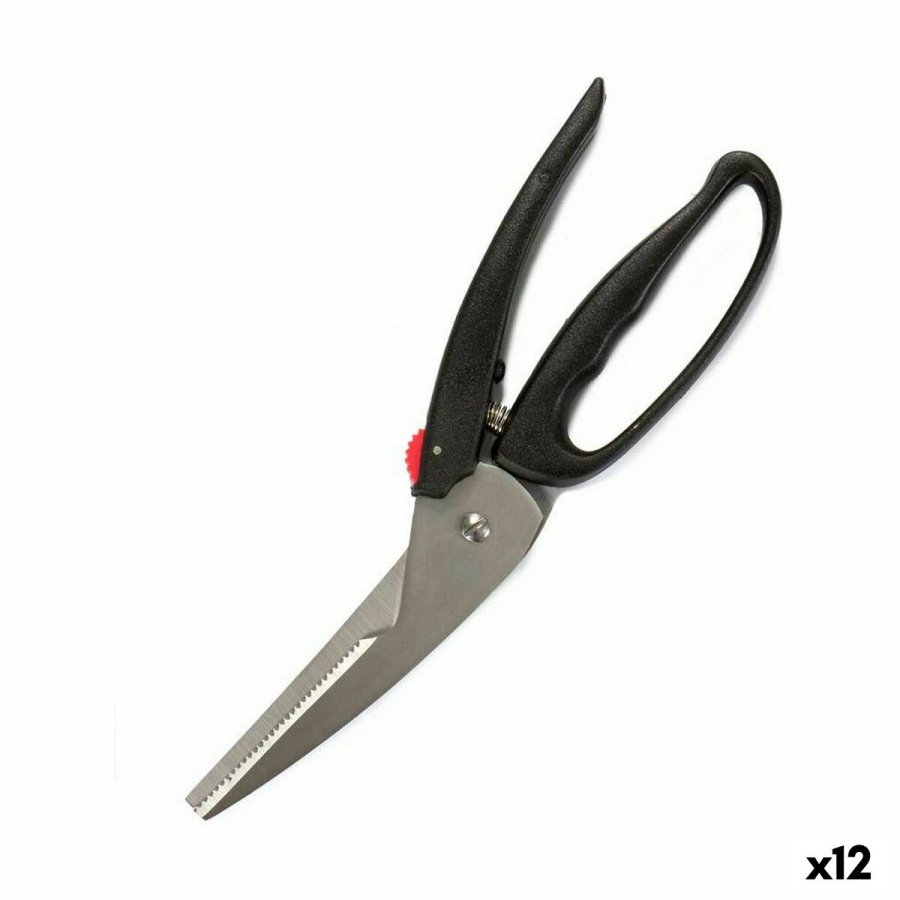Kkkensaks Kinvara CW14031 Sort Stl Plastik 24,5 x 2 x 7,5 cm (12 enheder) #1
