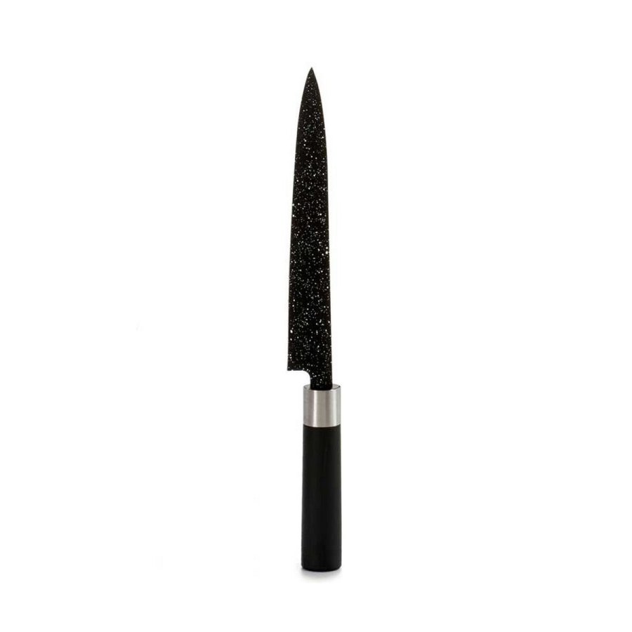 Kkkenkniv Kinvara KT11-5604M02 Sort Slvfarvet Rustfrit stl Plastik 3,5 x 33,3 x 2,2 cm Marmor (12 enheder) #4