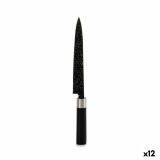 Kkkenkniv Kinvara KT11-5604M02 Sort Slvfarvet Rustfrit stl Plastik 3,5 x 33,3 x 2,2 cm Marmor (12 enheder) #1