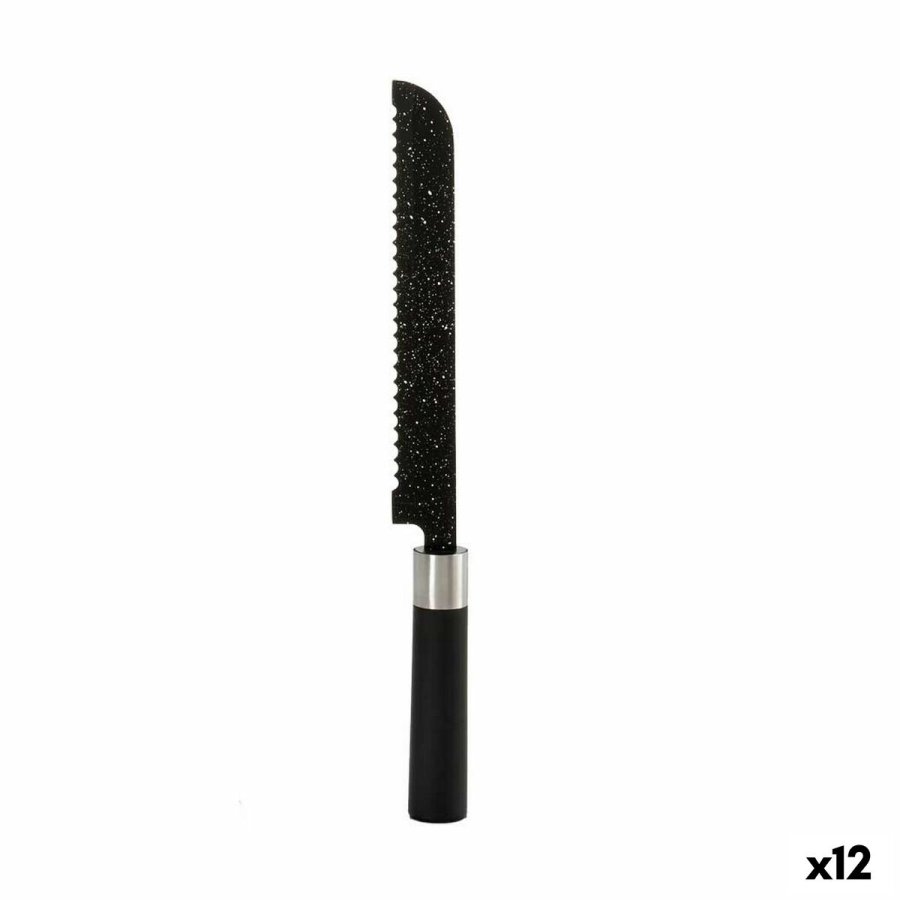 Savtakket kniv Kinvara KT11-5604M07 Rustfrit stl polypropylen 3,5 x 2 x 33 cm Marmor (12 enheder) #1