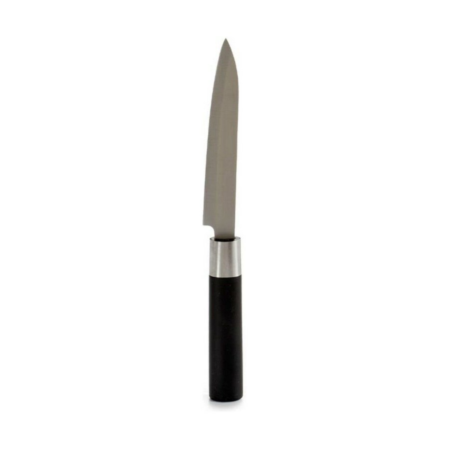 Kkkenkniv Kinvara KT11-5604S05 Sort Slvfarvet Rustfrit stl Plastik 2,7 x 24,3 x 1,8 cm (12 enheder) #4