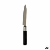Kkkenkniv Kinvara KT11-5604S05 Sort Slvfarvet Rustfrit stl Plastik 2,7 x 24,3 x 1,8 cm (12 enheder) #1