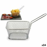 Kurv til prsentation af aperitiffer Kinvara 50687 Slvfarvet Jern 24 x 13 x 11 cm (24 enheder) #1