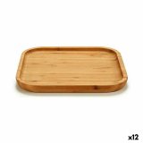 Snack bakke Kinvara JWKW-3710 Brun Firkantet 20 x 1,5 x 20 cm (12 enheder) #1