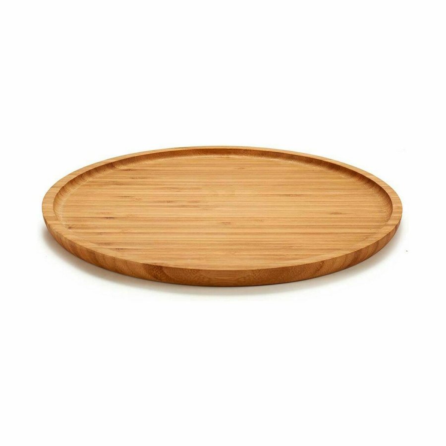 Snack bakke Kinvara JWKW-3711-2 Brun Cirkulr 30 x 1,5 x 30 cm (12 enheder) #4