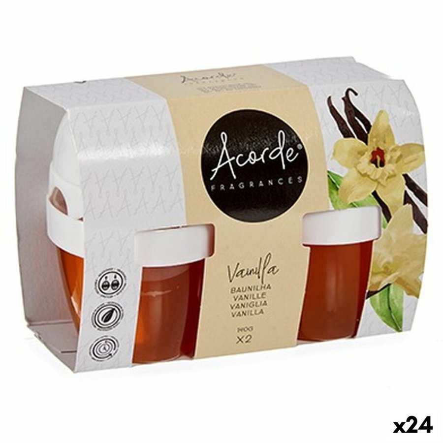 St med luftfriskere Acorde 1165-VAINILLA Vanilje Gel (24 enheder) #1